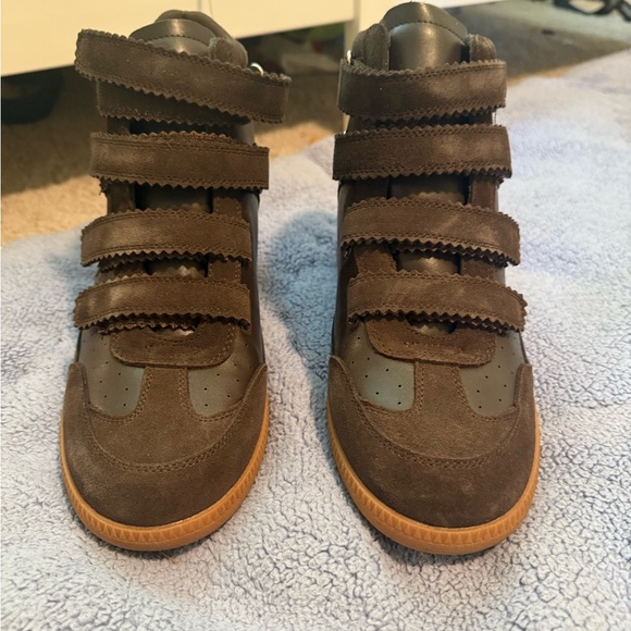 Steve Madden Brown High-Top Sneakers - Picture 4 of 5